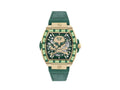 Reloj Automático Philipp Plein The Skeleton Baguetes, Verde, 44 mm, PWJHA0226