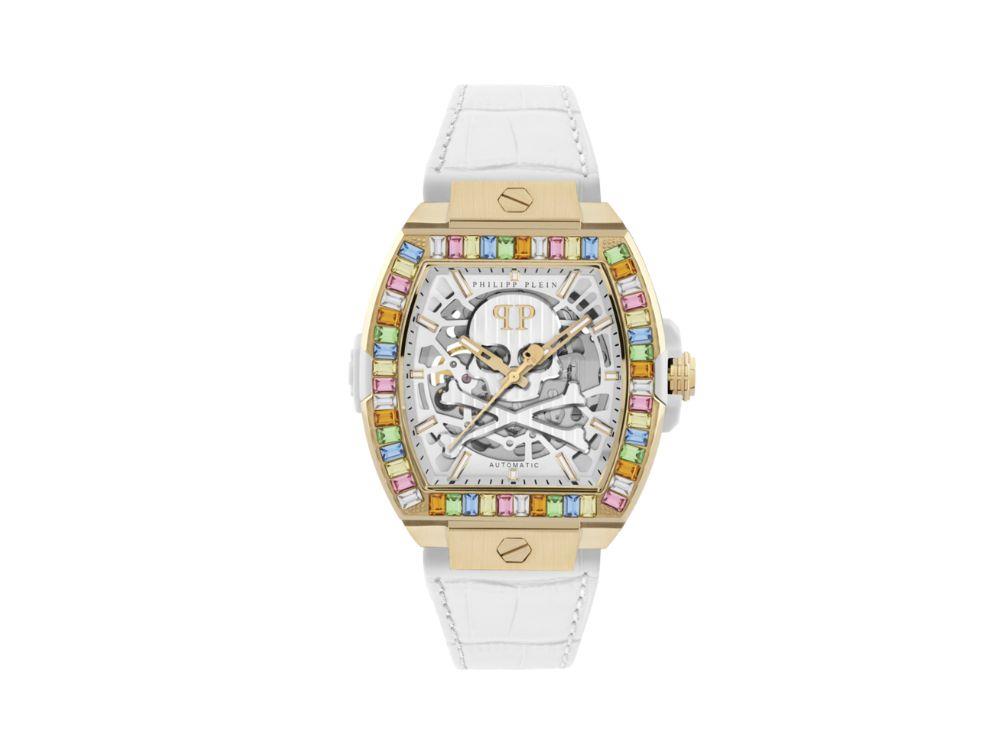 Reloj Automático Philipp Plein The Skeleton Baguettes, Blanco, PWJHA0326