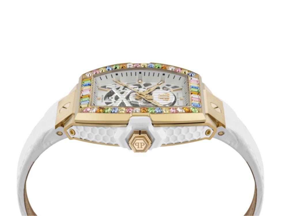 Reloj Automático Philipp Plein The Skeleton Baguettes, Blanco, PWJHA0326