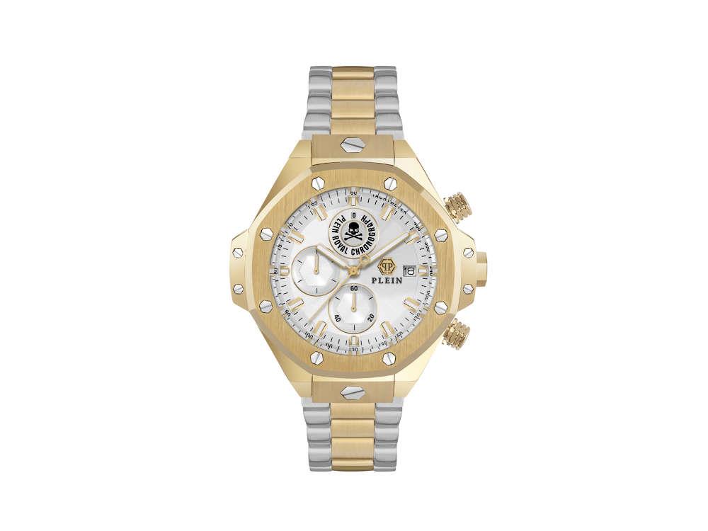 Reloj de Cuarzo Philipp Plein Chrono Royal Sport-Tech, Plata, 46 mm, PWLFA0525