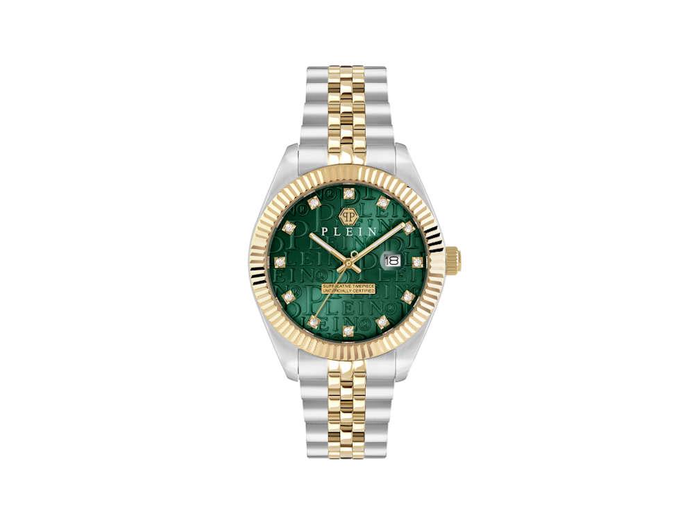 Reloj de Cuarzo Philipp Plein Date Superlative, Verde, 41 mm, PWMFA0325