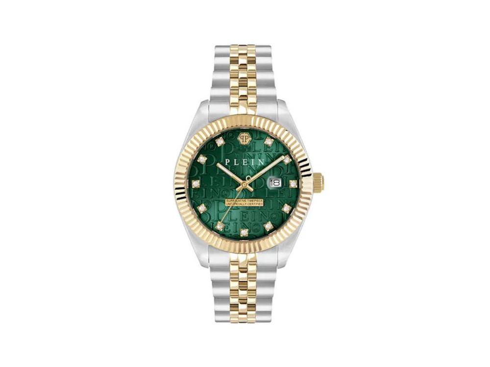 Reloj de Cuarzo Philipp Plein Date Superlative, Verde, 41 mm, PWMFA0325