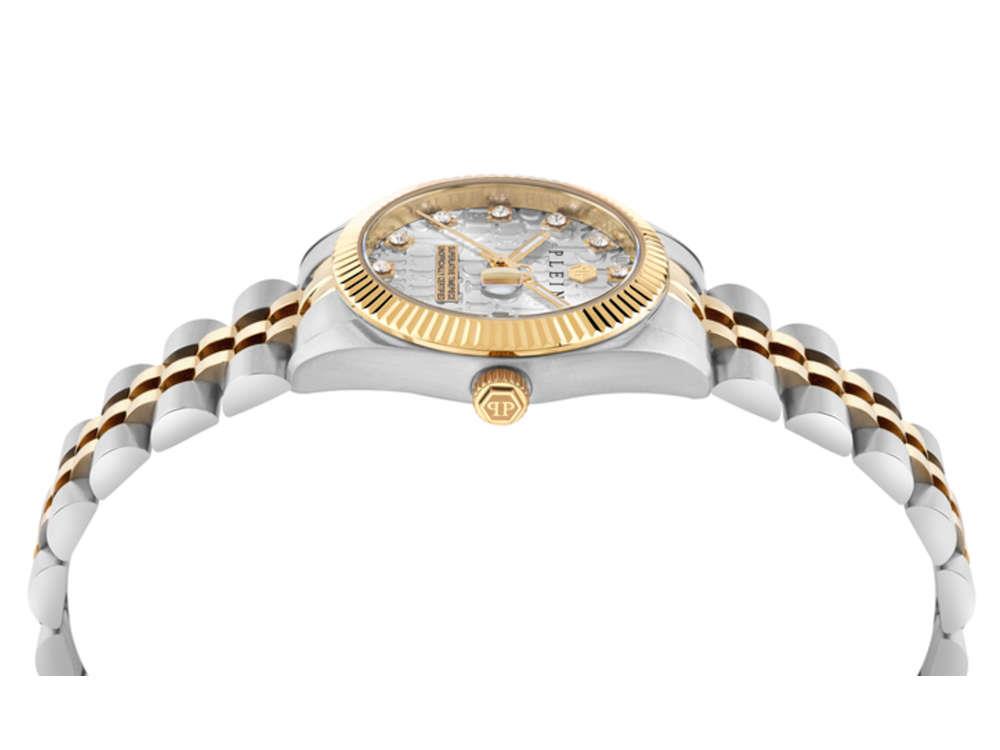 Reloj de Cuarzo Philipp Plein Date Superlative, Gris, 28 mm, PWNFA0425