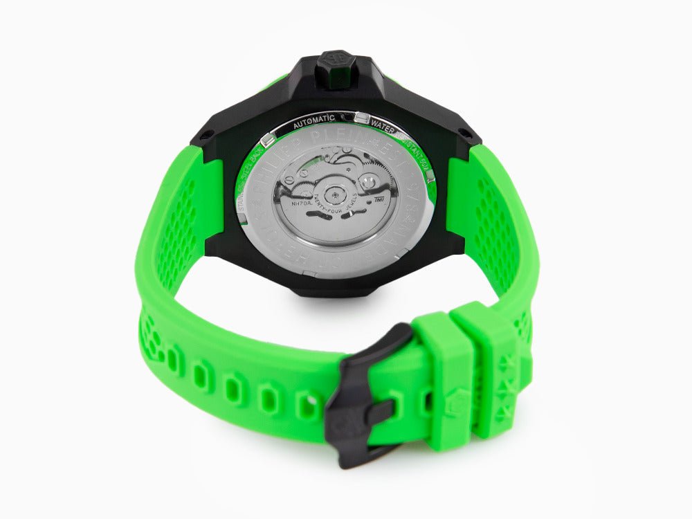 Reloj Automático Philipp Plein Skeleton Royal, PVD, Negro, 46 mm, PWPFA0624