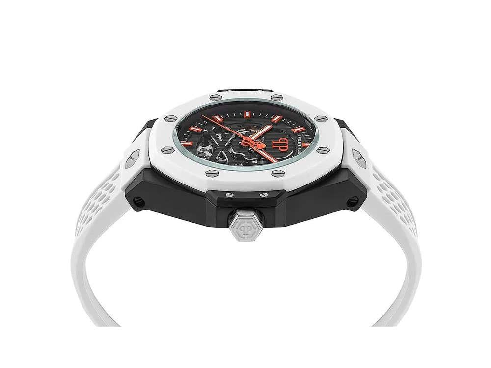 Reloj Automático Philipp Plein Skeleton Royal, PVD, Negro, 46 mm, PWPFA0724
