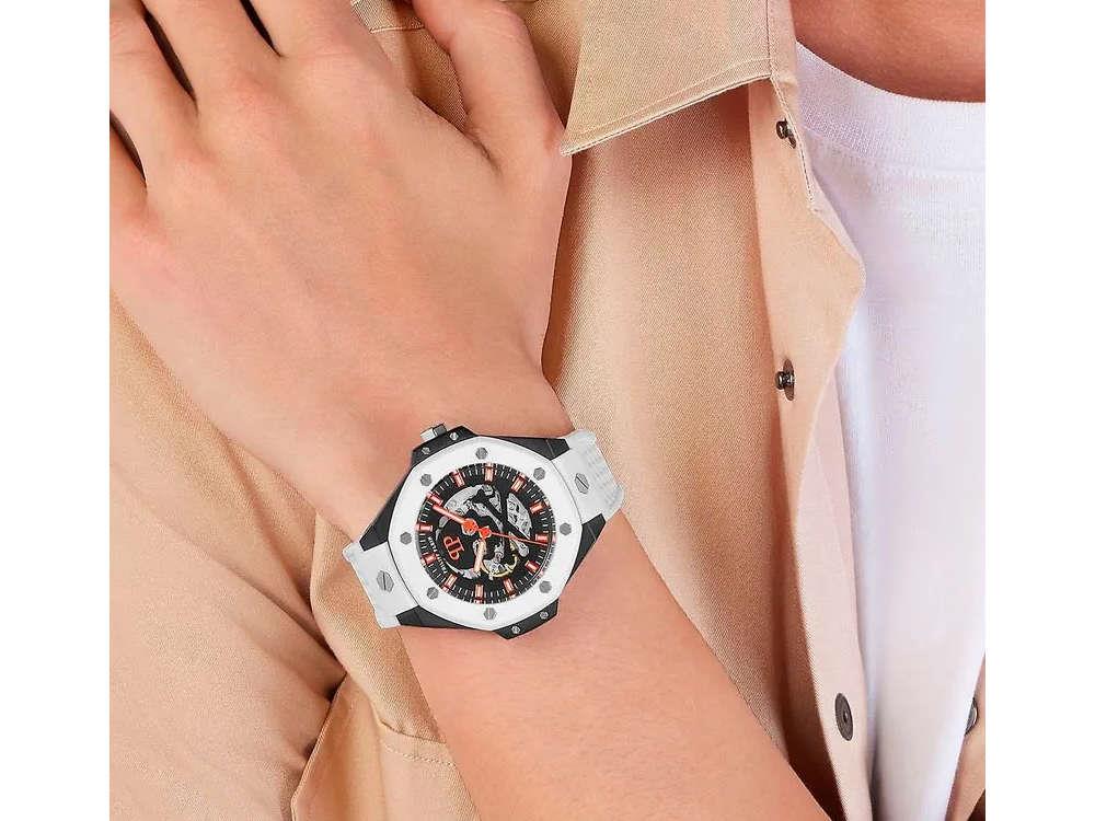 Reloj Automático Philipp Plein Skeleton Royal, PVD, Negro, 46 mm, PWPFA0724