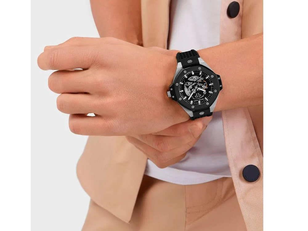 Reloj Automático Philipp Plein Skeleton Royal, Negro, 46 mm, PWPFA0824