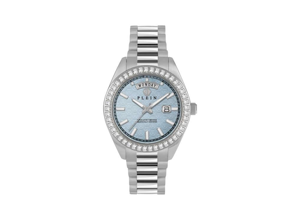 Reloj de Cuarzo Philipp Plein Date Superlative, Azul, 42 mm, PWPNA0524