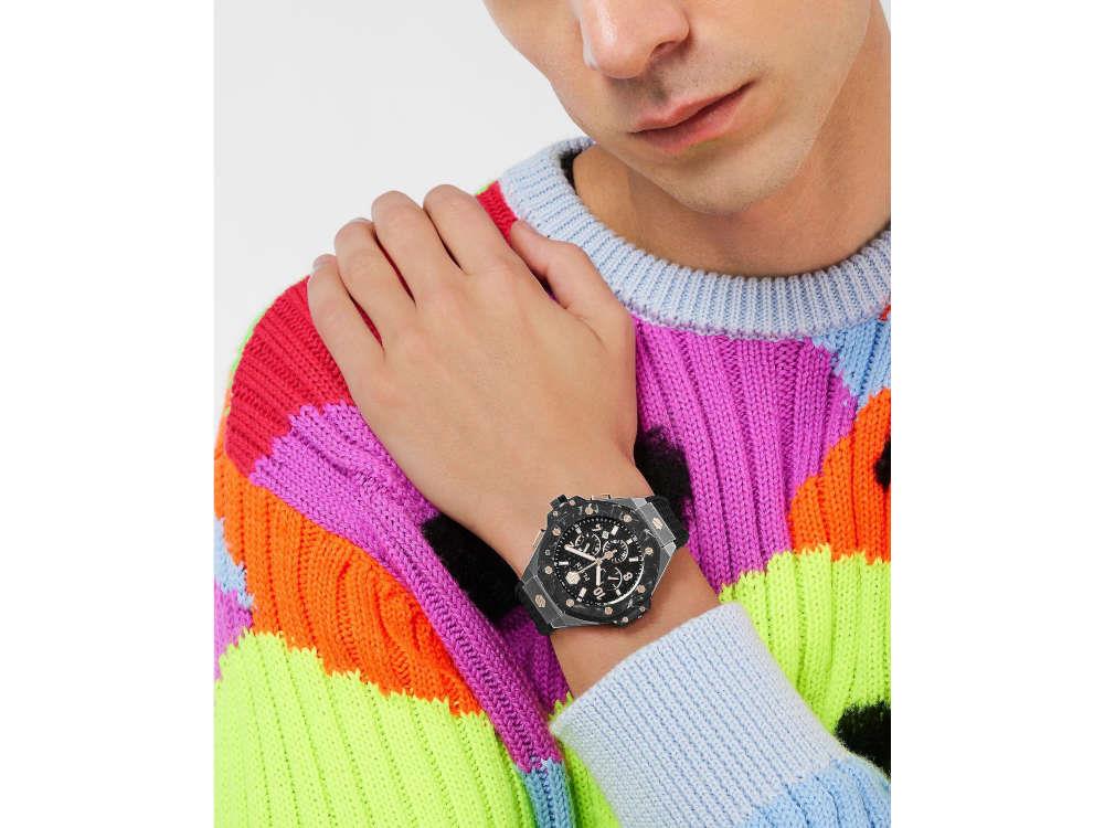 Reloj de Cuarzo Philipp Plein Chrono Royal, PVD, Negro, 46 mm, PWPRA0524