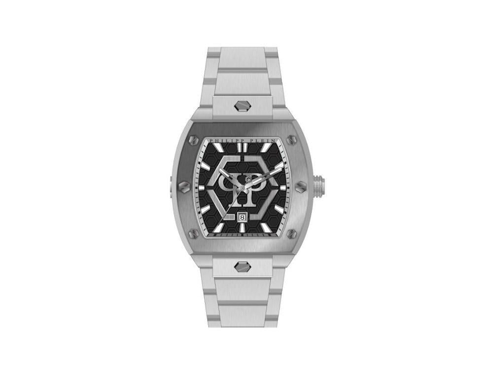Reloj de Cuarzo Philipp Plein The Hexagon Phantom, Negro, 44 mm, PWPUA0725