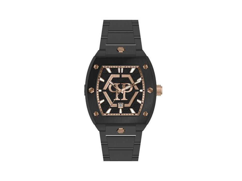 Reloj de Cuarzo Philipp Plein The Hexagon Phantom, Negro, 44 mm, PWPUA1025