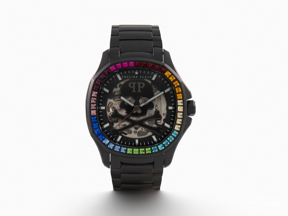 Reloj Automático Philipp Plein Plein Philipp 42 mm, PVD, Negro, PWRAA0823