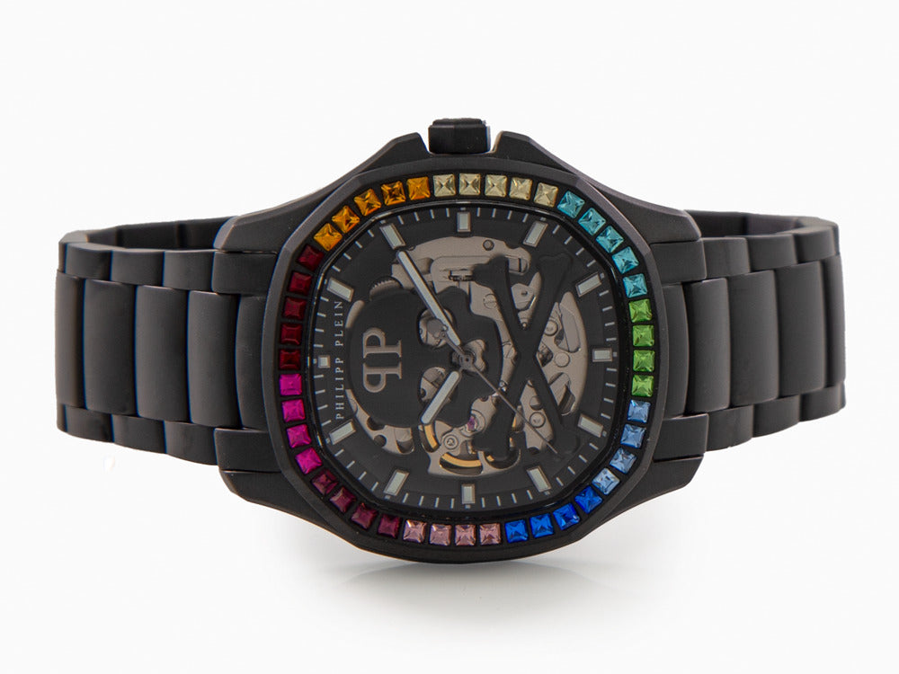 Reloj Automático Philipp Plein Plein Philipp 42 mm, PVD, Negro, PWRAA0823
