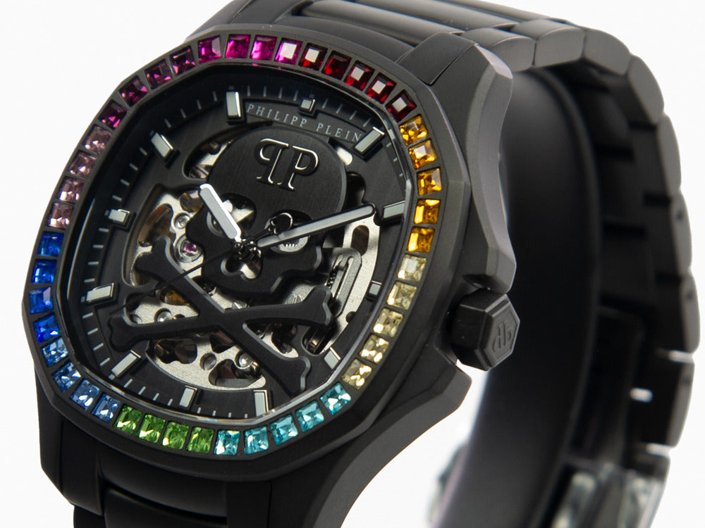 Reloj Automático Philipp Plein Plein Philipp 42 mm, PVD, Negro, PWRAA0823