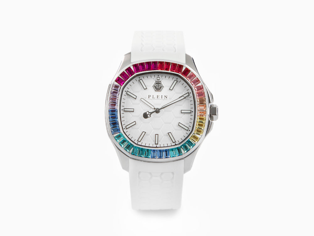 Reloj de Cuarzo Philipp Plein Lady, Blanco, 38 mm, Cristal mineral, PWTAA0223