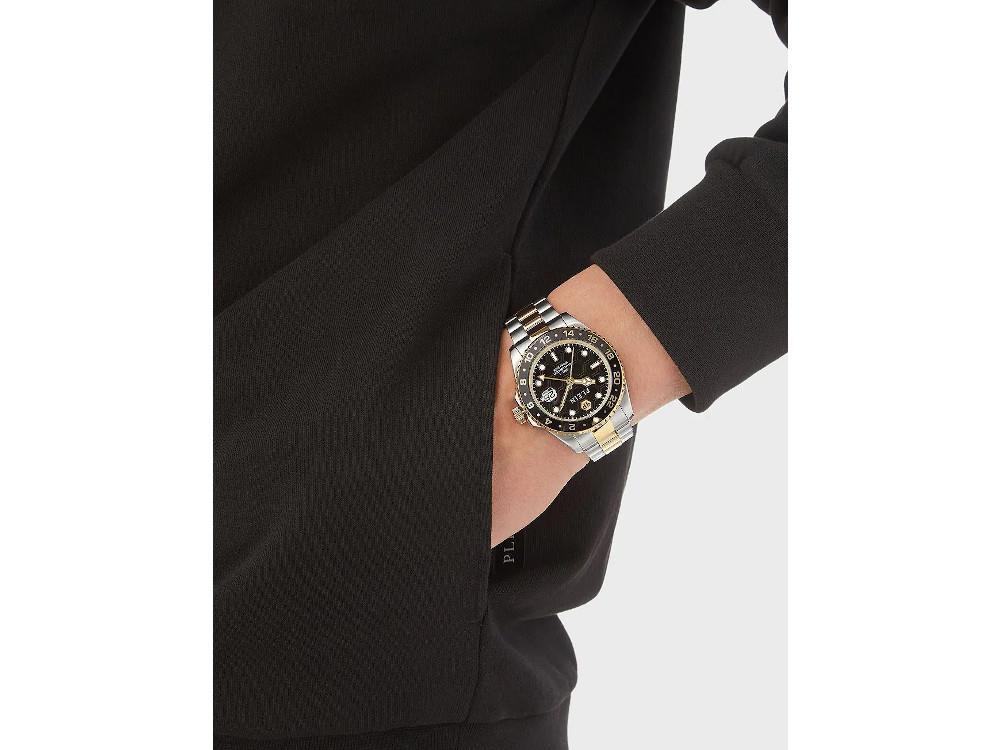 Reloj de Cuarzo Philipp Plein GMT-I Challenger, Negro, 44 mm, PWYBA0323