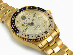 Reloj de Cuarzo Philipp Plein GMT-I Challenger, PVD Oro, Dorado, 44mm, PWYBA0423