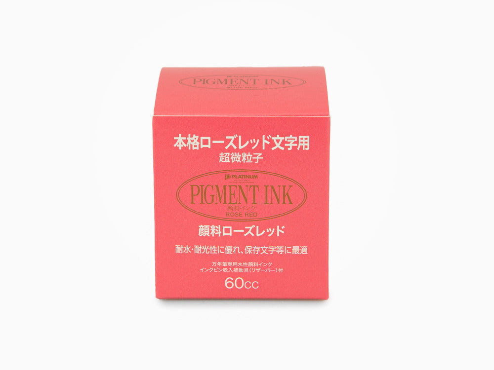 Tintero Platinum, 60ml. Rojo, Tinta pigmentada