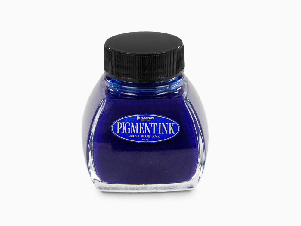 Tintero Platinum, 60ml. Azul, Tinta pigmentada