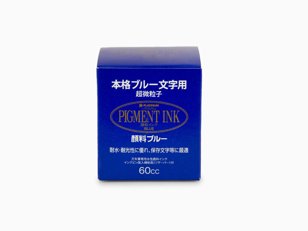 Tintero Platinum, 60ml. Azul, Tinta pigmentada