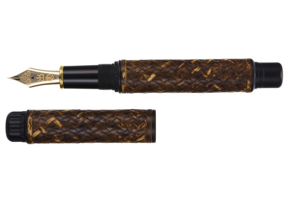Pluma Estilográfica Platinum Izumo Bamboo Torafu, Marrón, PBA-120000Y-10