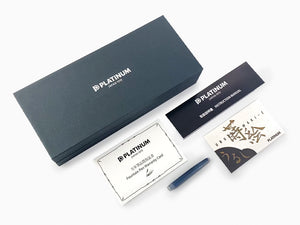 Estilográfica Platinum Plaisir, Aluminio anodizado, Negro, PGB-1000-1