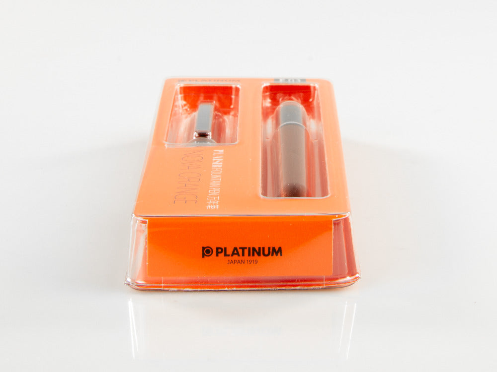 Estilográfica Platinum Plaisir Nova Orange, Aluminio anodizado, Naranja