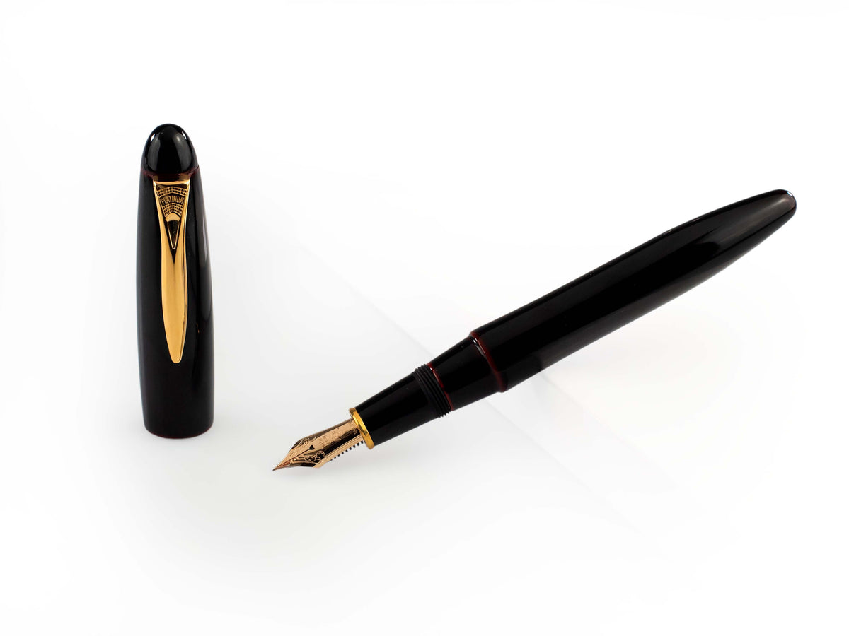 Estilográfica Platinum Izumo, Rojo, Ebonita, Tamenuri PIZ-55000-28