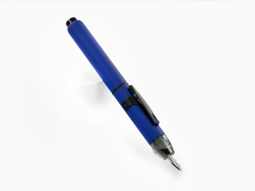 Pluma Estilográfica Platinum Curidas Blue Matte, Retráctil, PKN-9000-56