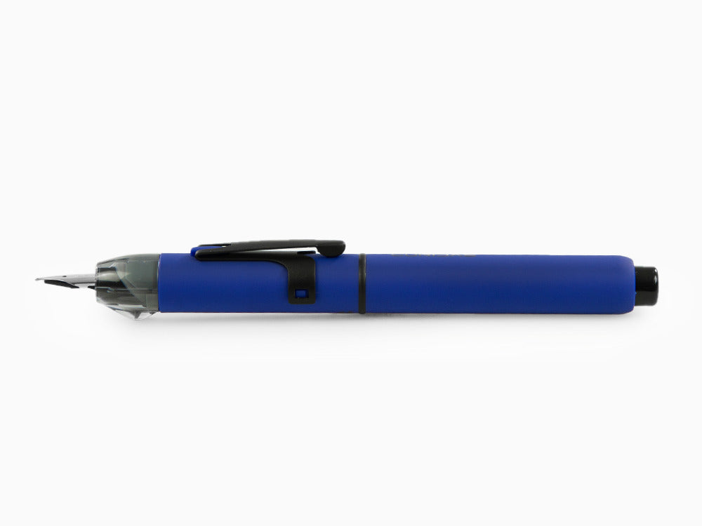 Pluma Estilográfica Platinum Curidas Blue Matte, Retráctil, PKN-9000-56