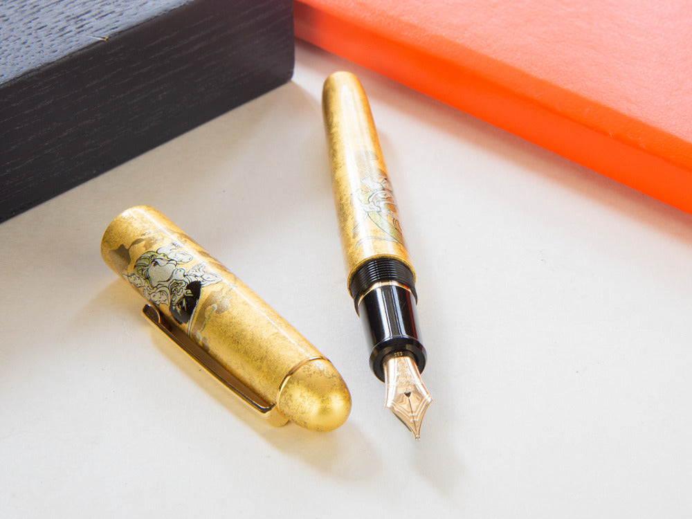 Pluma Estilográfica Platinum Kanazawa Maki-e Fujin Raijin, PNB-35000H-3