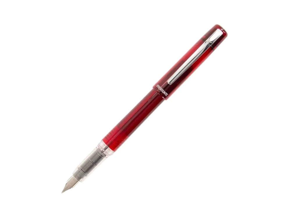 Pluma Estilográfica Platinum Prefounte Crimson Red, Rojo, PPF-800-22