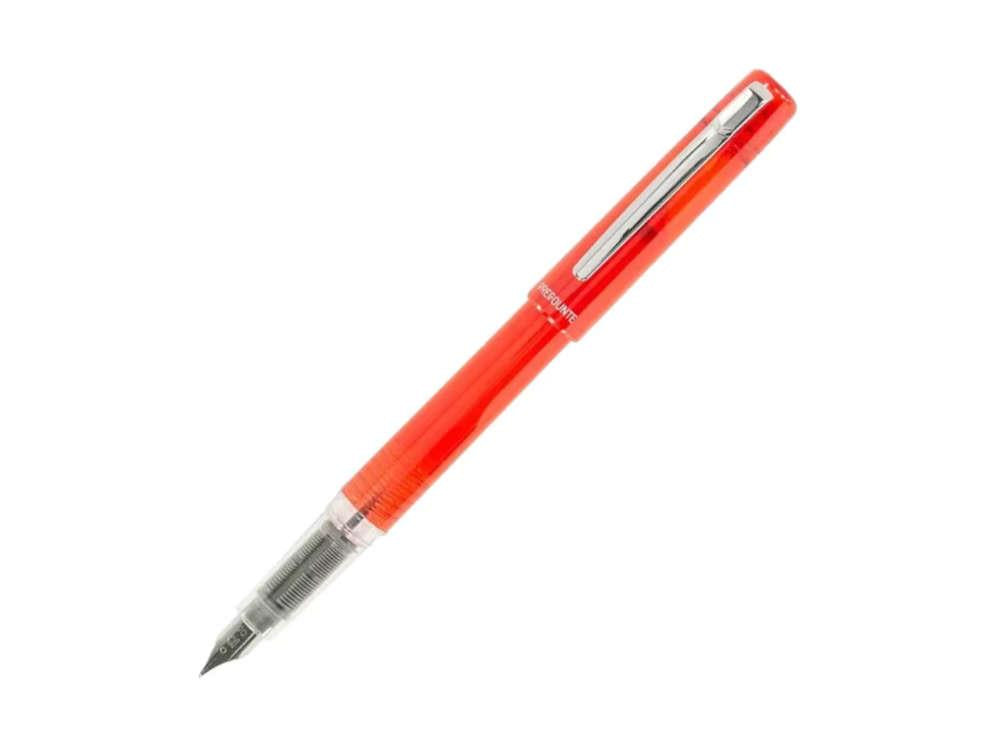 Estilográfica Platinum Prefounte Vermillon Orange, Naranja, PPF-800-69