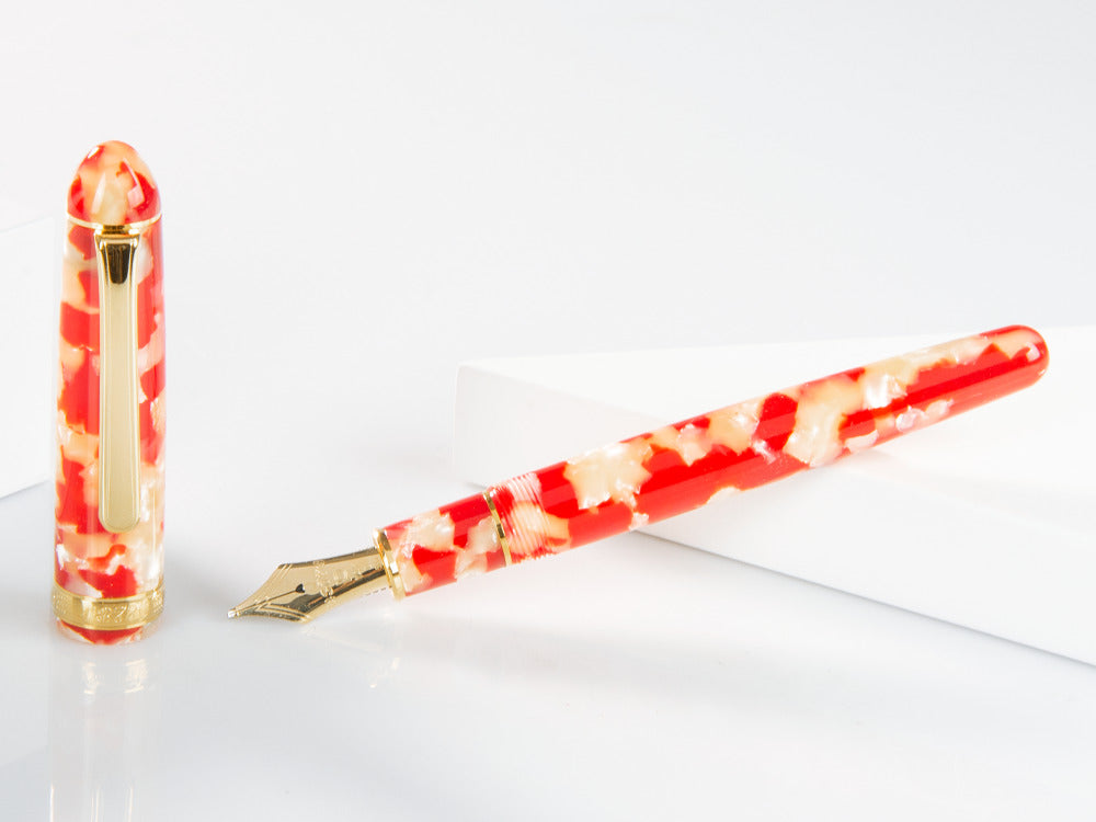 Pluma Estilográfica Platinum Celluloid #24 Koi y Oro - PTB-30000S-24