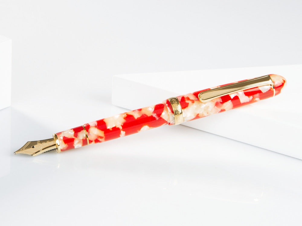 Pluma Estilográfica Platinum Celluloid #24 Koi y Oro - PTB-30000S-24