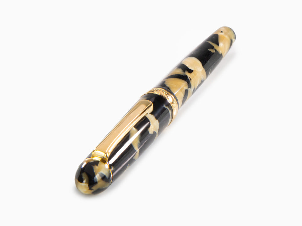 Pluma Estilográfica Platinum Celluloid Calico y Oro - PTB-30000S-67