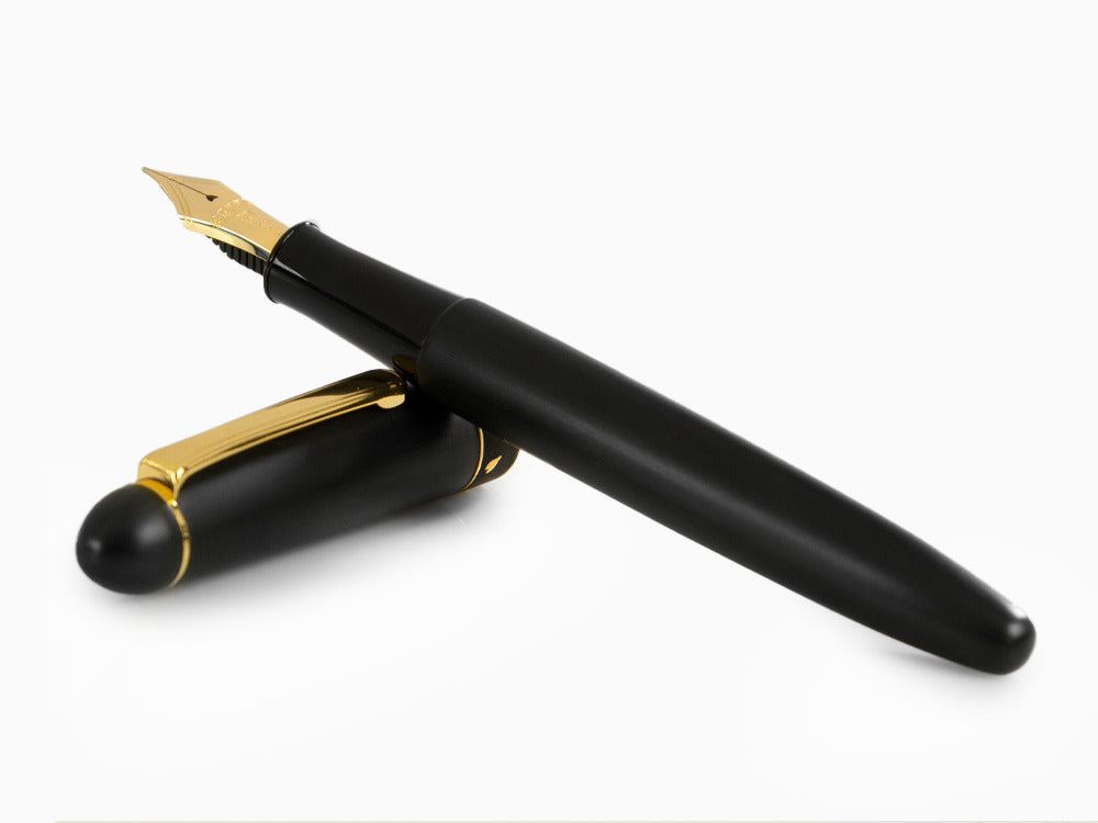 Pluma Estilográfica Platinum 3776 Pure Gold Zo-gan, PTB-30000Z-96