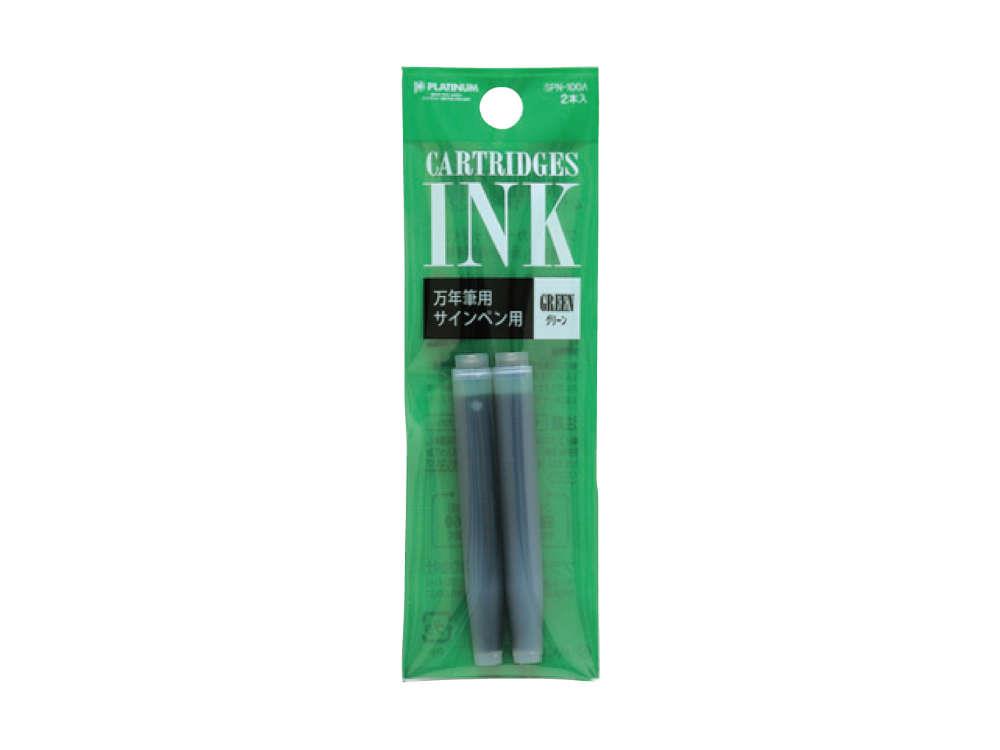 2 Cartuchos de tinta Platinum, Verde, SPN-100A-41