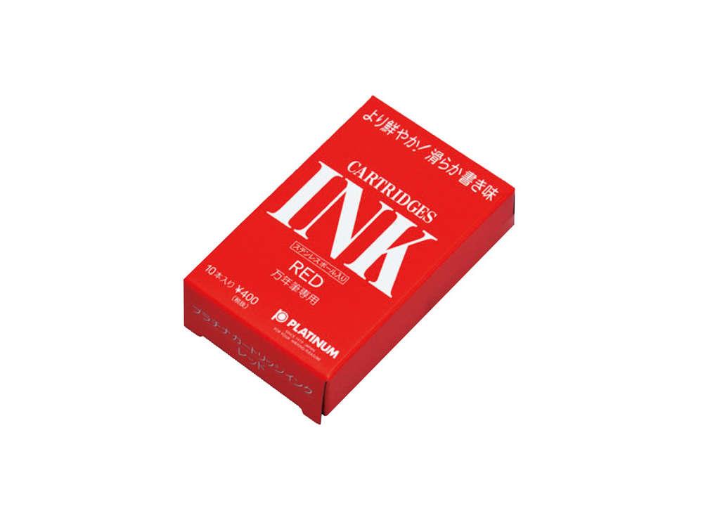 Cartuchos de tinta Platinum, Rojo, SPSQ-400-2