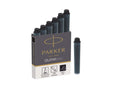 Cartuchos de Tinta Parker, Mini, 6 Unidades, Negro, 1950407