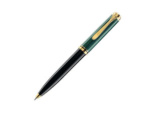Bolígrafo Pelikan K600, Negro y verde, Adornos en oro, 980086