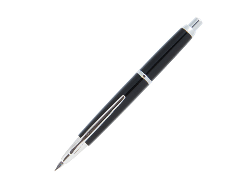 Pluma Estilográfica Pilot Capless Decimo, Laca, Negro, FK-1500D-RH-BLACK