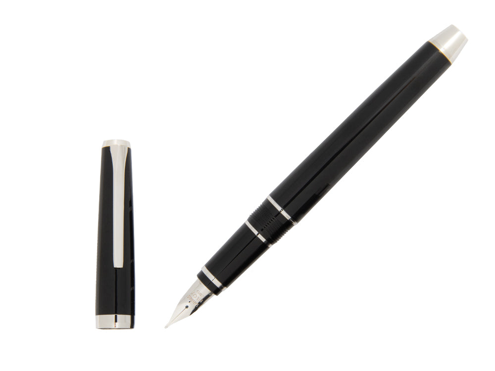 Pluma Estilográfica Pilot Falcon, Negro, Plumín Flexible, Falcon-Black