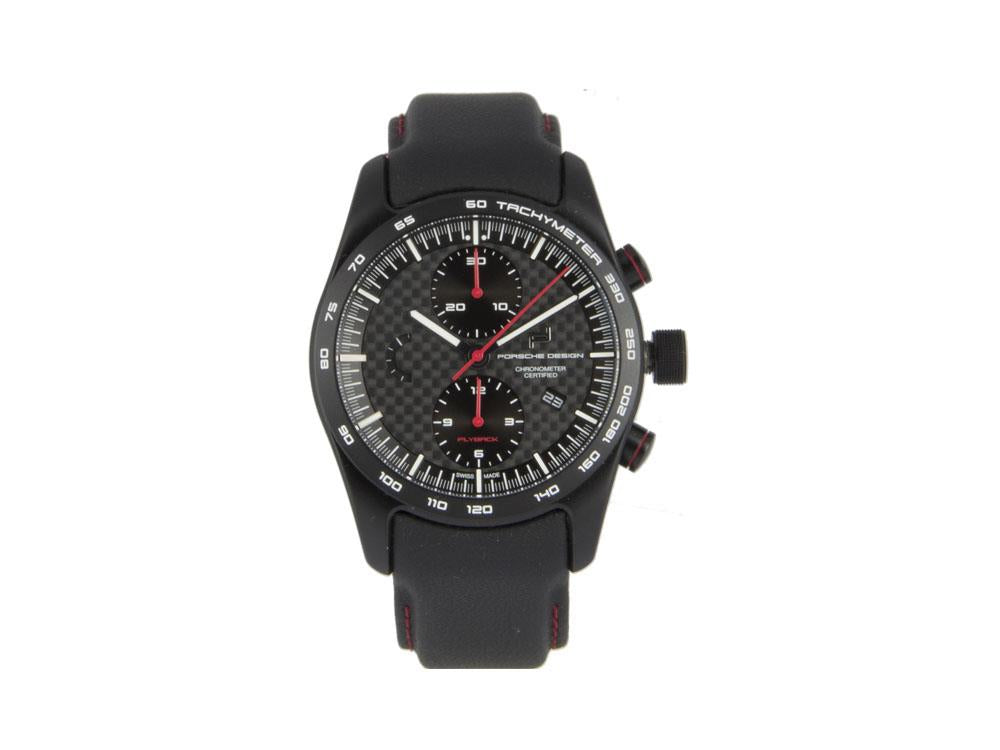 Reloj Automático Porsche Design Chronotimer Flyback Series 1, Negro, 42 mm, COSC
