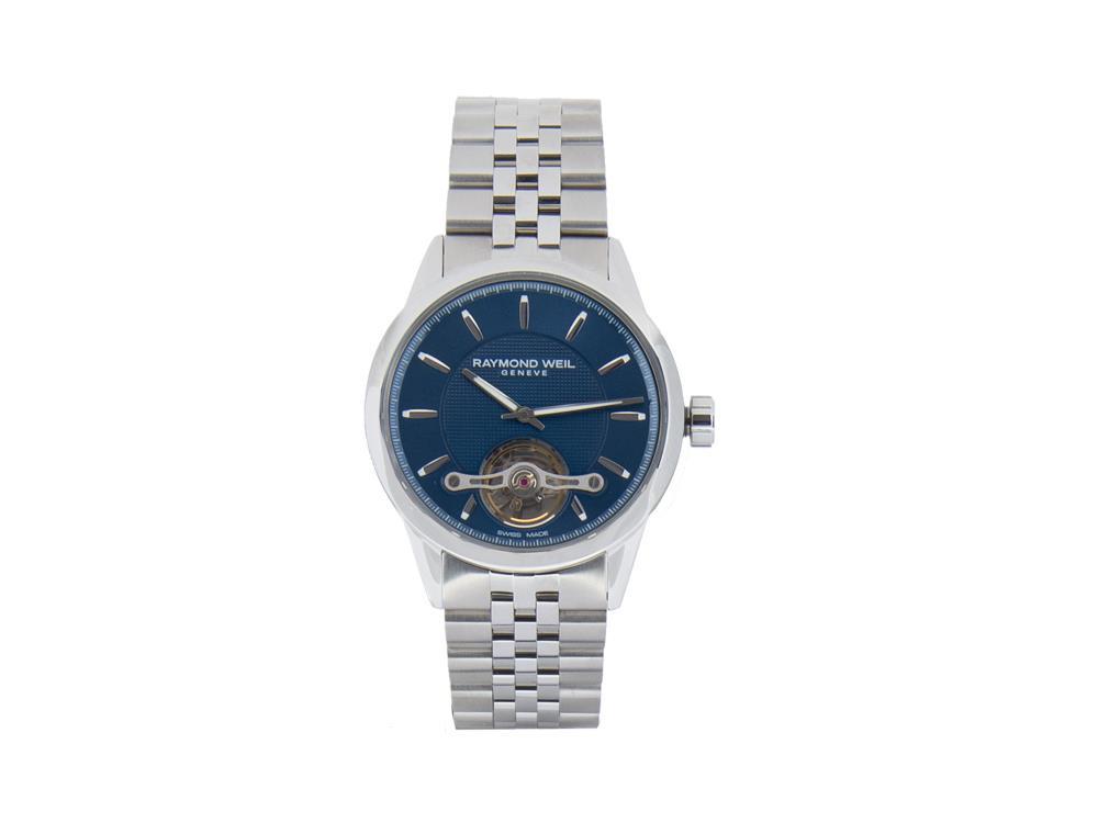 Reloj Automático Raymond Weil Freelancer, 42 mm, Azul, 10 atm, 2780-ST-50001