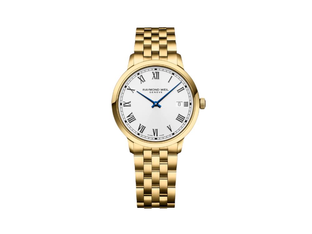 Reloj de Cuarzo Raymond Weil Toccata Men's Classic, PVD, 39 mm, 5485-P-00359
