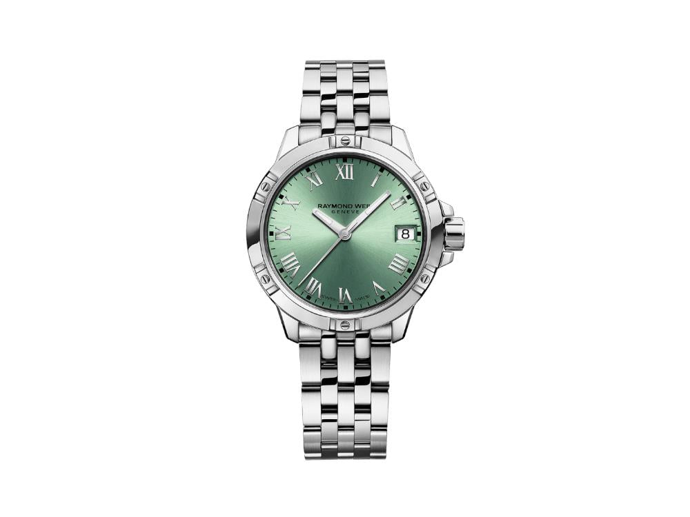 Reloj de Cuarzo Raymond Weil Tango Classic Ladies, Verde, 30 mm, 5960-ST-00520
