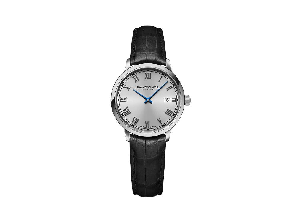 Reloj de Cuarzo Raymond Weil Toccata Ladies Black Leather, 29 mm, 5985-STC-00659