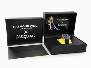 Reloj  Raymond Weil Freelancer Basquiat Special Edition, 7780-TIC-JMB01