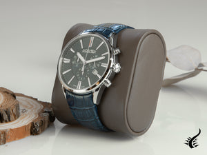 Reloj de Cuarzo Roamer Superior Chrono, Azul, 44mm, Correa piel, 508837 41 40 05